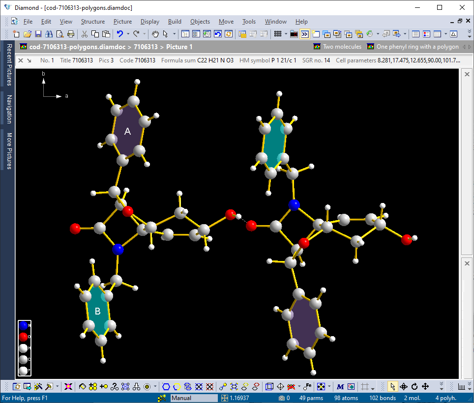 Screenshot of structure picture in window layout