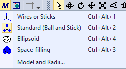 Models toolbar button